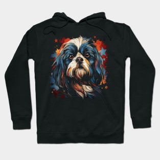 Patriotic Shih Tzu Hoodie